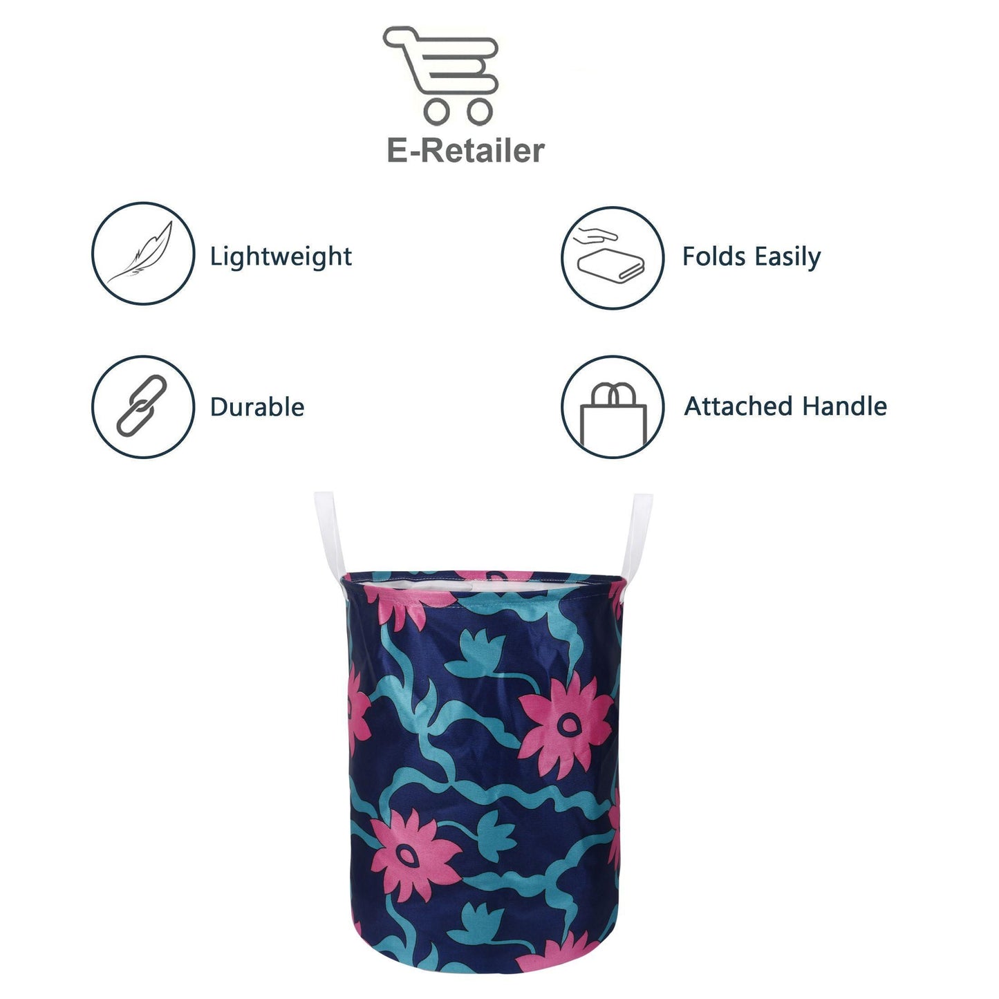 Laundry Bags- Polyester Foldable Printed Laundry Bags Roposo Clout