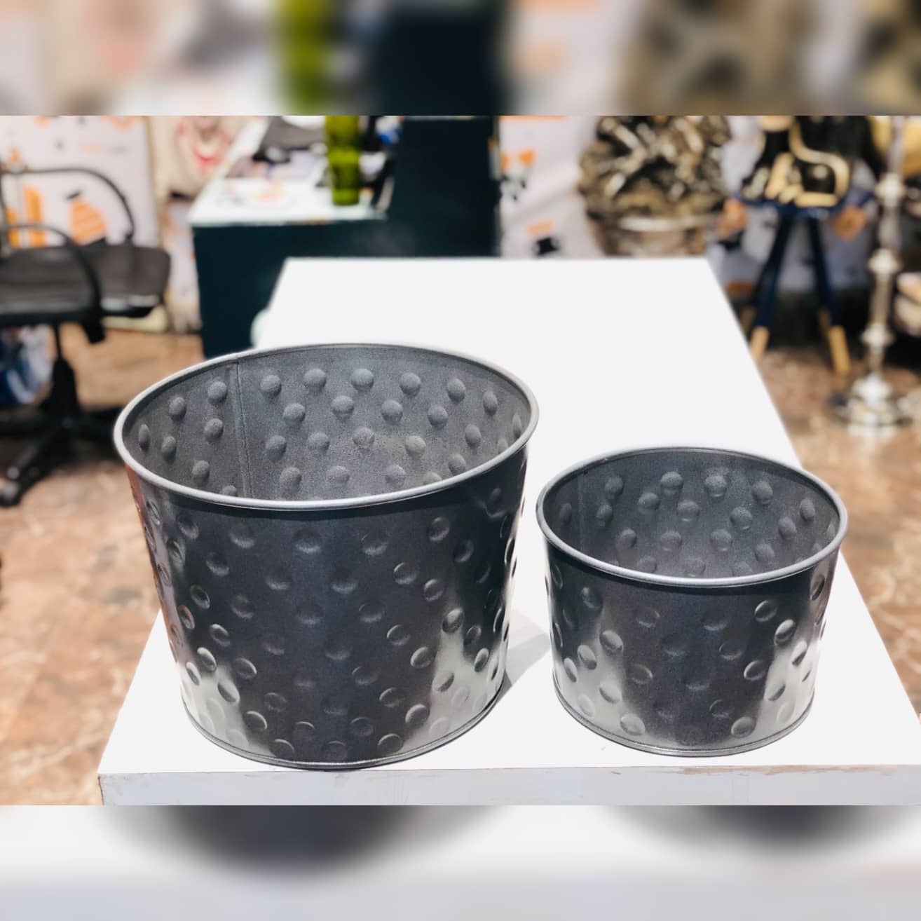 Metal Planter | Set of 2 Dusky Lory
