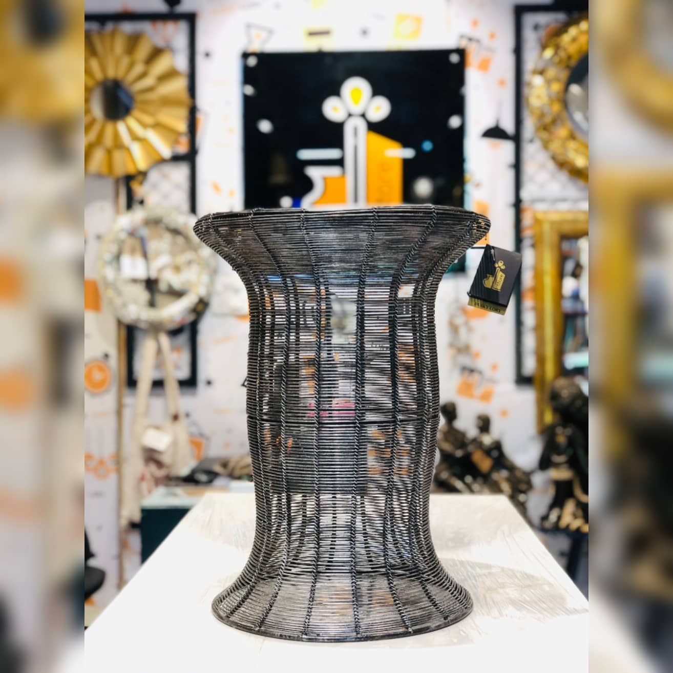 Metal Stool | Netted Dusky Lory