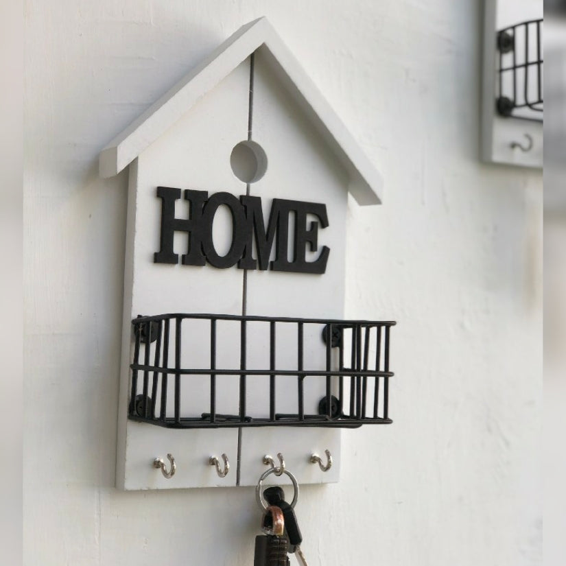 Key Hanger | Wooden Key Holder | Key Holder For Wall | Easy To Organise all your keys In this Key Holder Dusky Lory