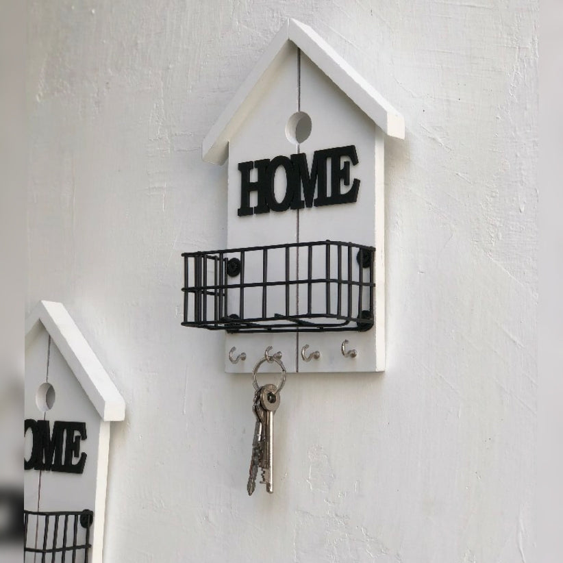 Key Hanger | Wooden Key Holder | Key Holder For Wall | Easy To Organise all your keys In this Key Holder Dusky Lory