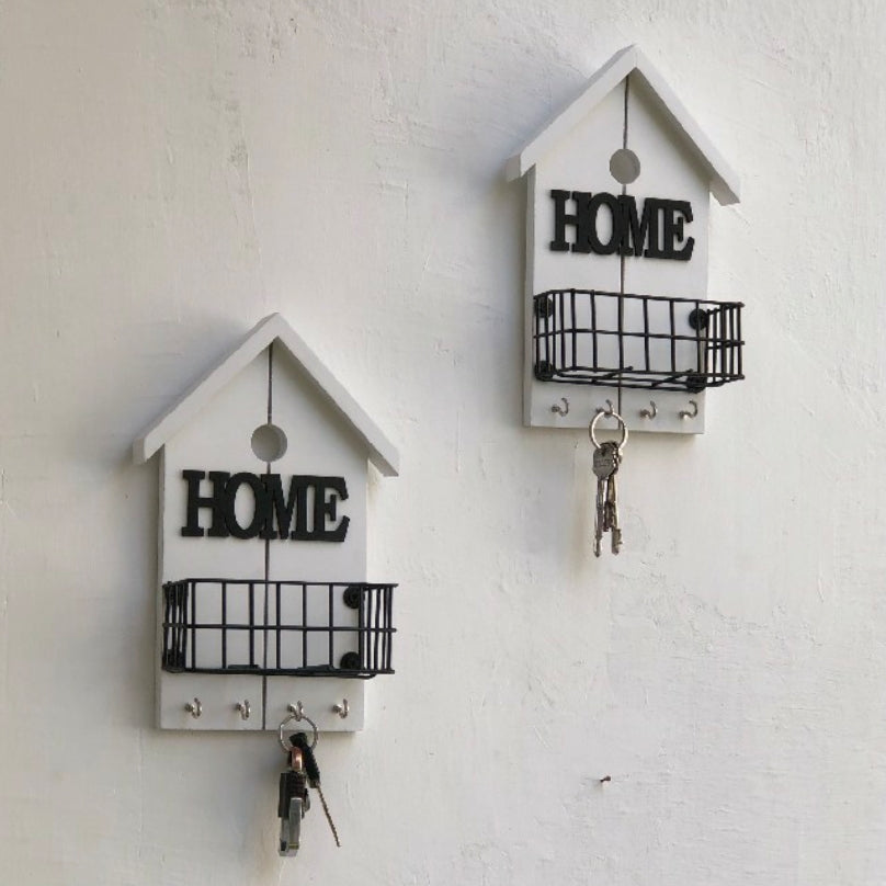Key Hanger | Wooden Key Holder | Key Holder For Wall | Easy To Organise all your keys In this Key Holder Dusky Lory