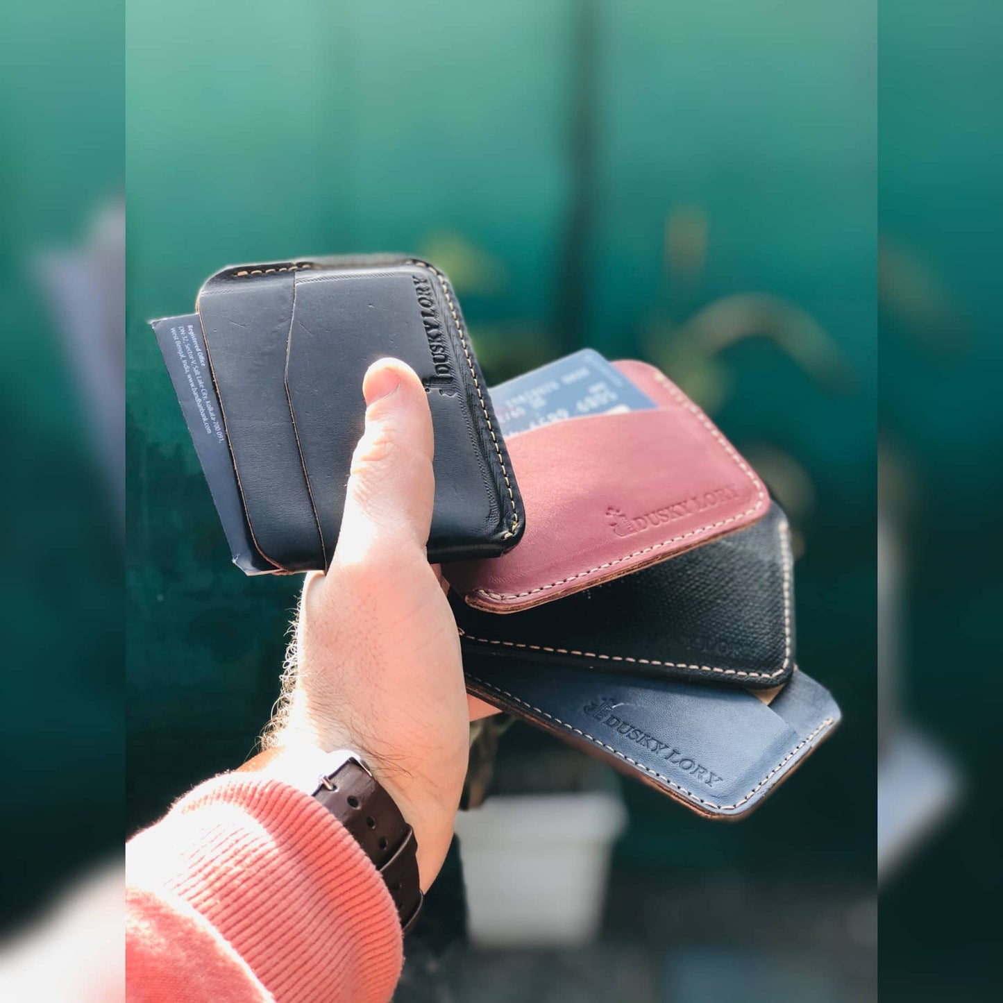 Original Leather Card Holder | Wallet | Unisex | Buy 2 Get 110₹ Off Dusky Lory