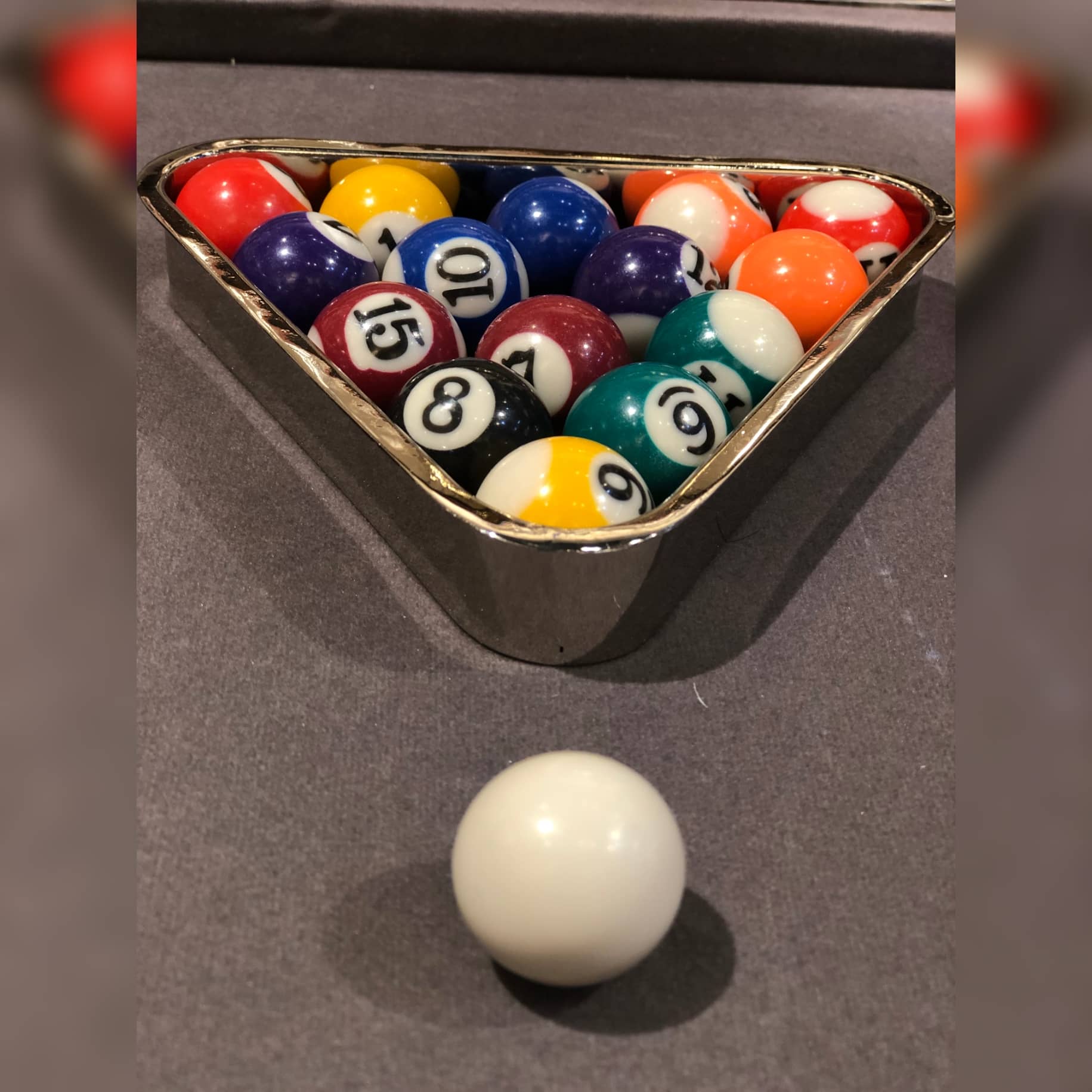 Mini Pool Table | Acrylic | 51cm X 31cm X 9cm Dusky Lory