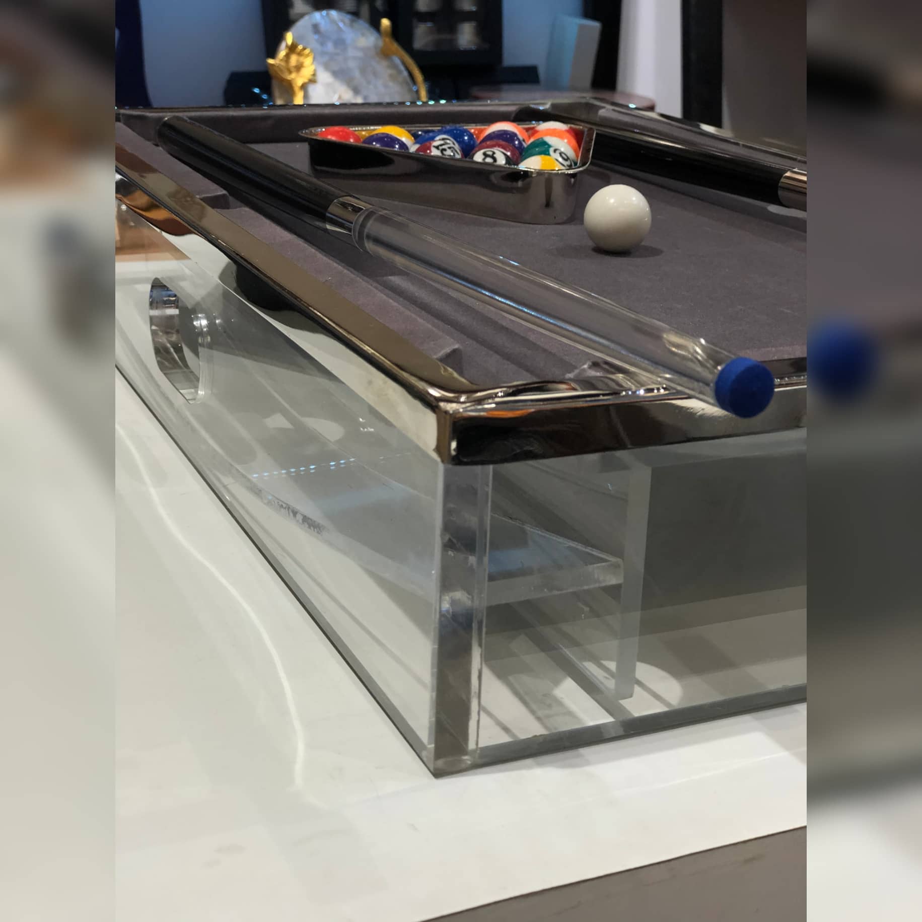 Mini Pool Table | Acrylic | 51cm X 31cm X 9cm Dusky Lory