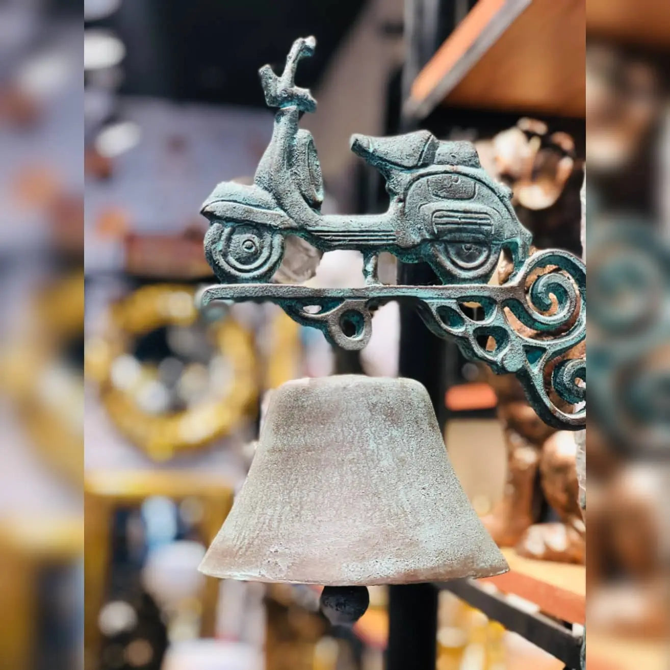 Door Bell | Antique | Iron Casting Dusky Lory