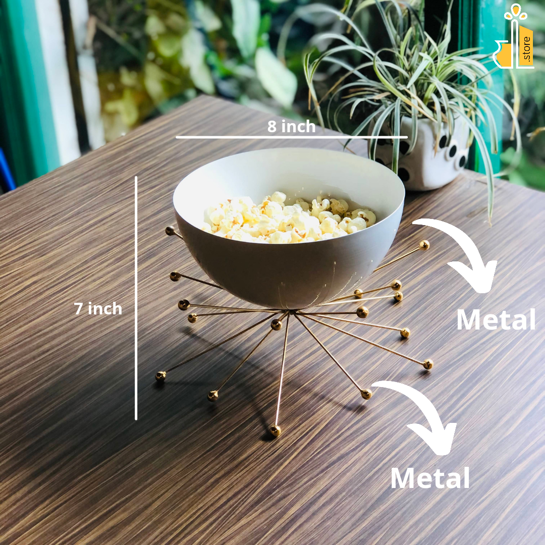 Popcorn Bowl | METAL BOWL | Dusky Lory