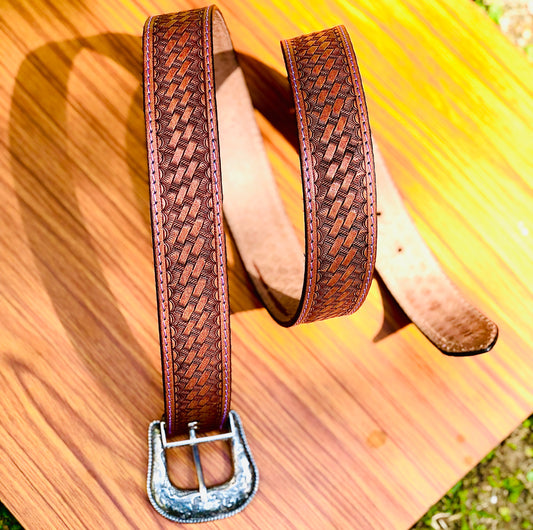 Handcrafted Leather Belt | Western Belt Dusky Lory