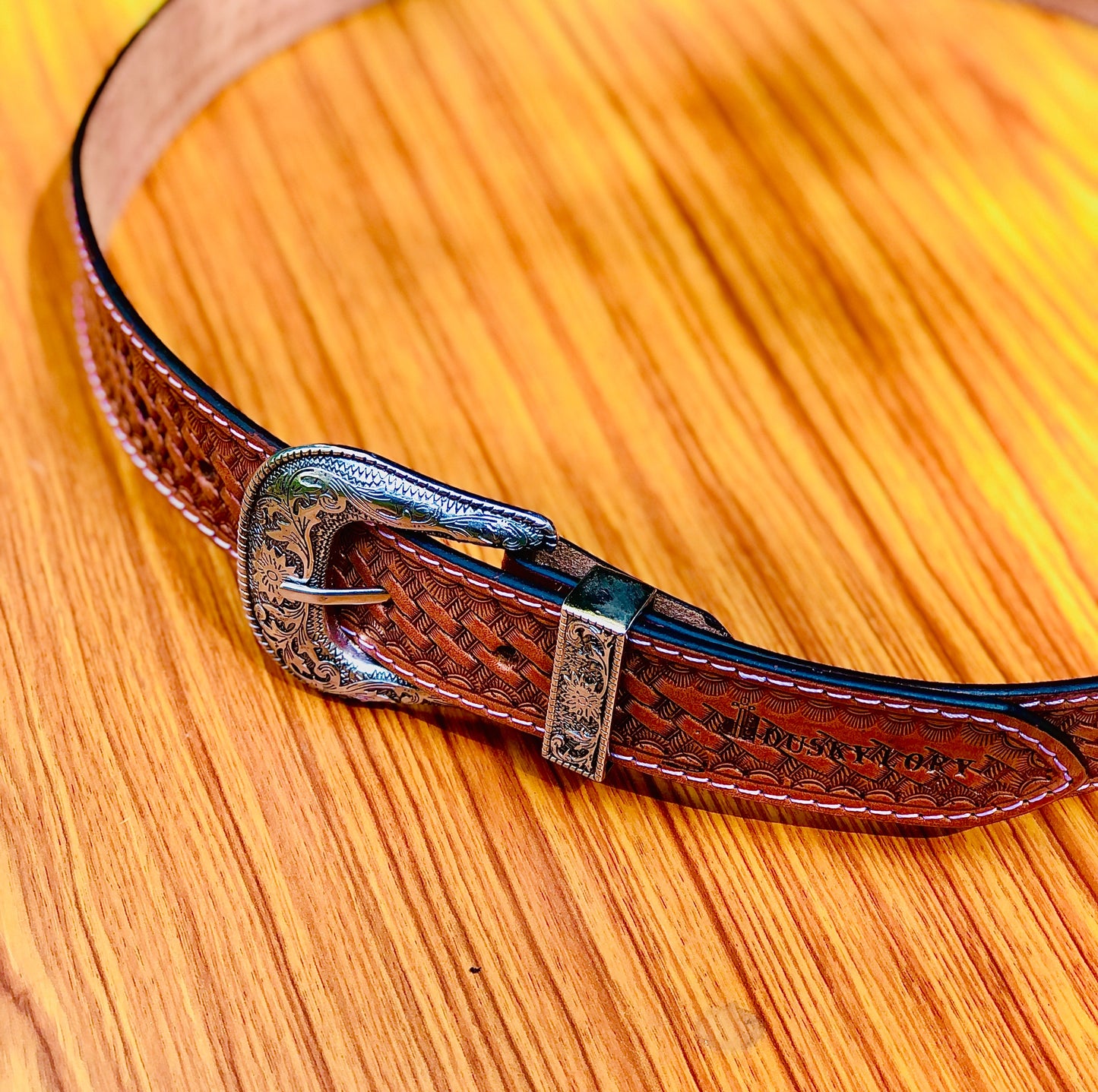 Handcrafted Leather Belt | Western Belt Dusky Lory