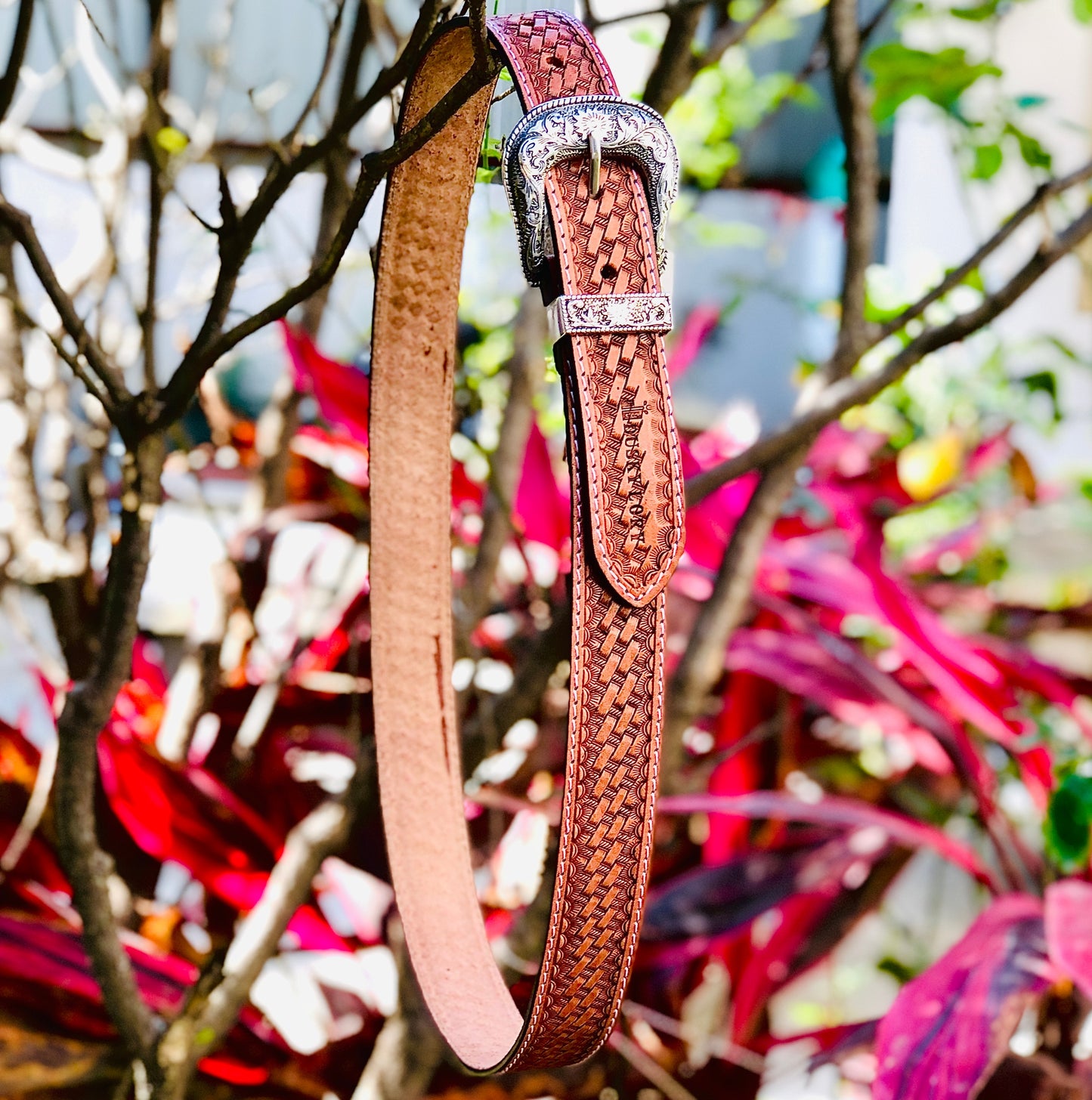 Handcrafted Leather Belt | Western Belt Dusky Lory