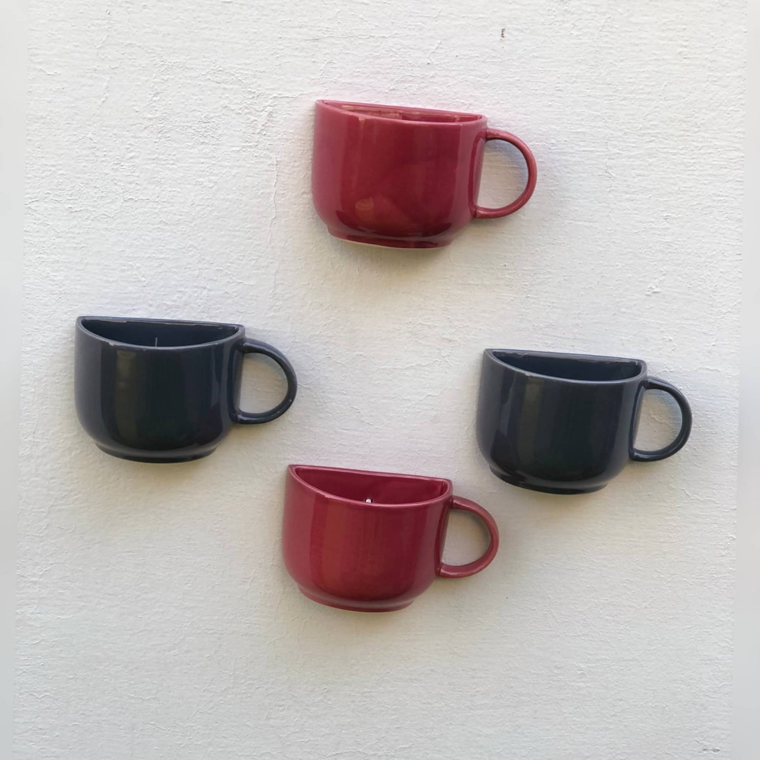 Hanging coffee cup planter — A Charming Project