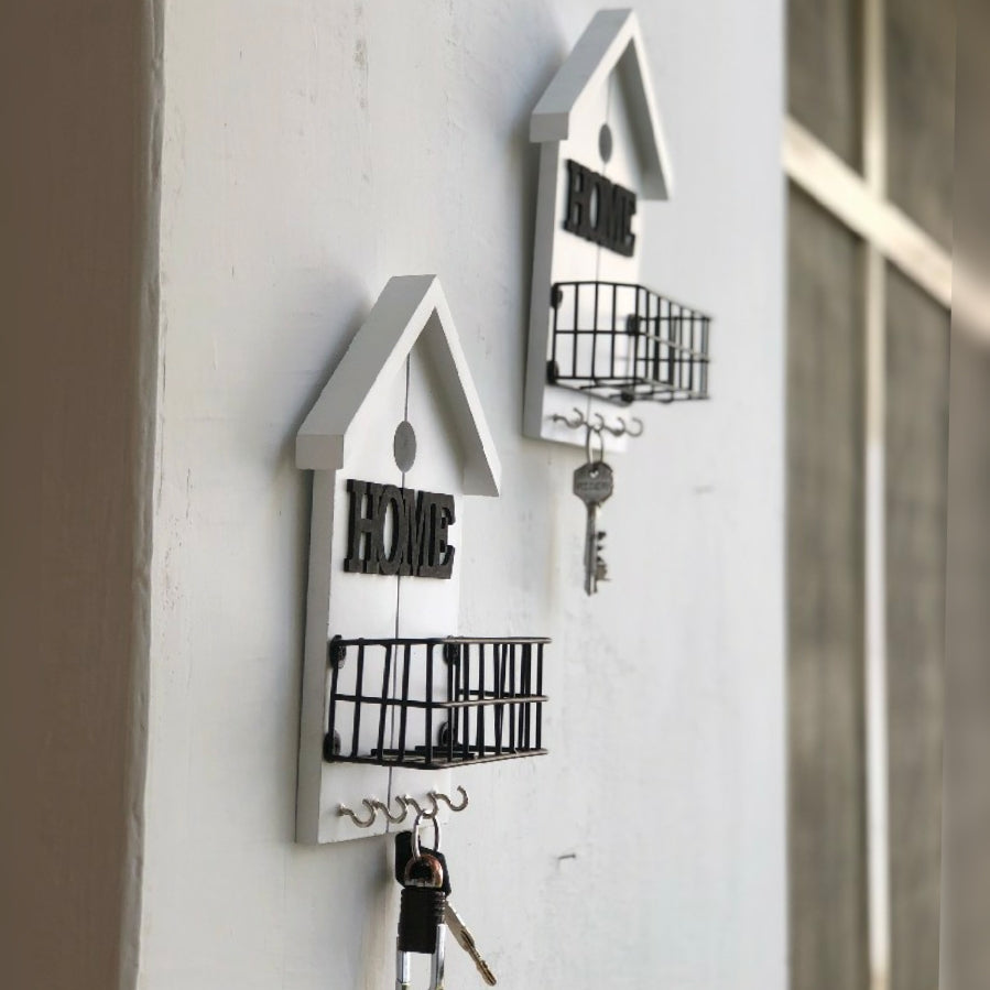 Key Hanger | Wooden Key Holder | Key Holder For Wall |  Easy To Organise all your keys In this Key Holder Dusky Lory