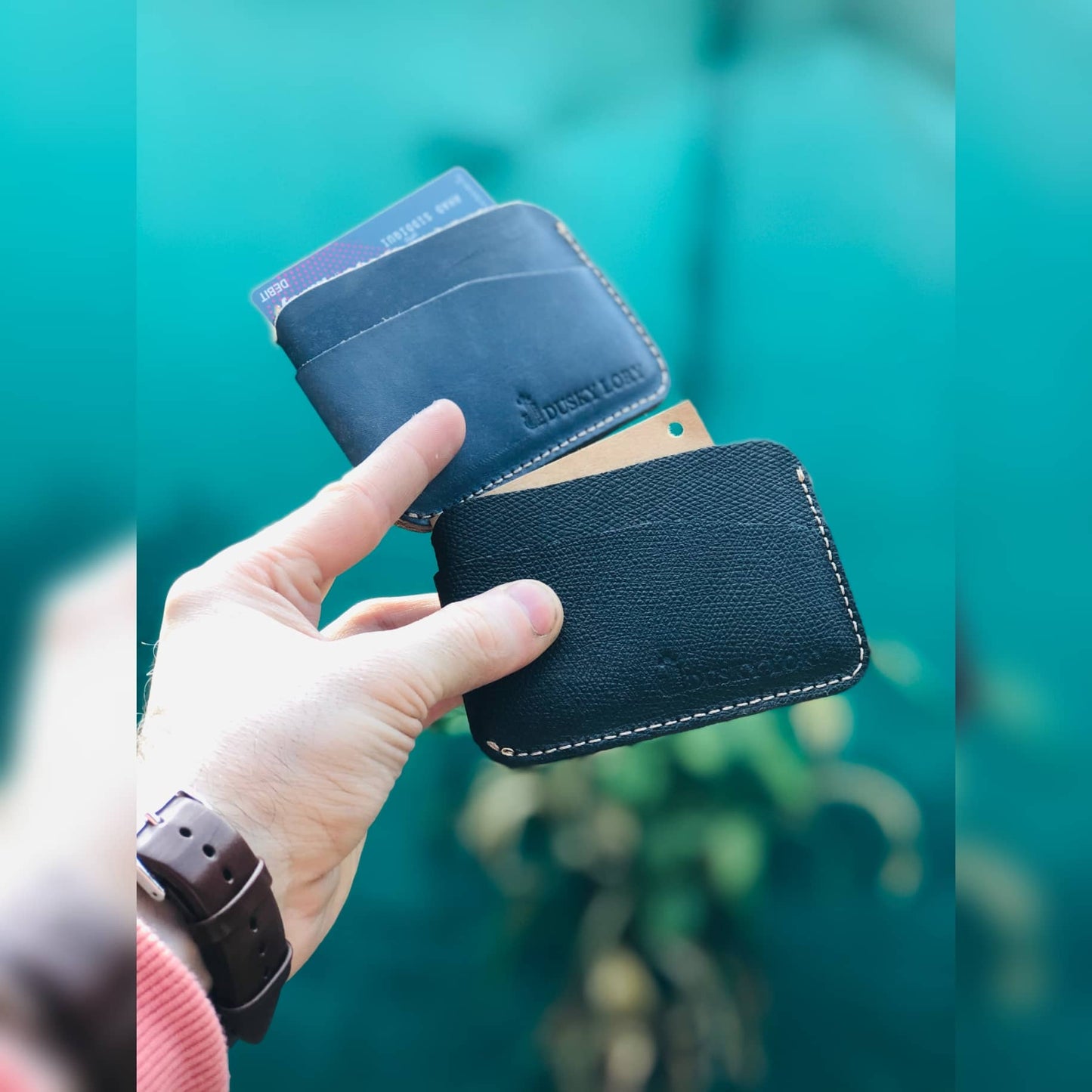 Original Leather Card Holder | Wallet | Unisex | Buy 2 Get 110₹ Off Dusky Lory