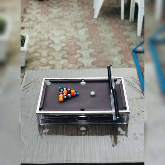 Mini Pool Table | Acrylic | 51cm X 31cm X 9cm Dusky Lory