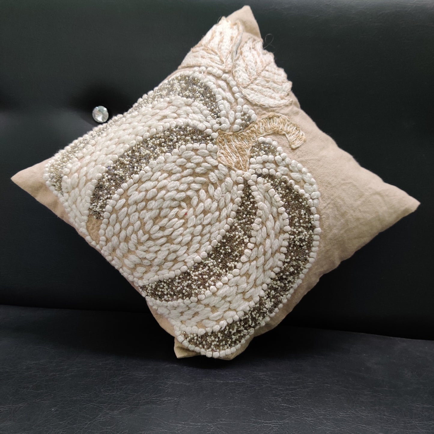 Hand embroidery Cushion | Set of 3 Dusky Lory