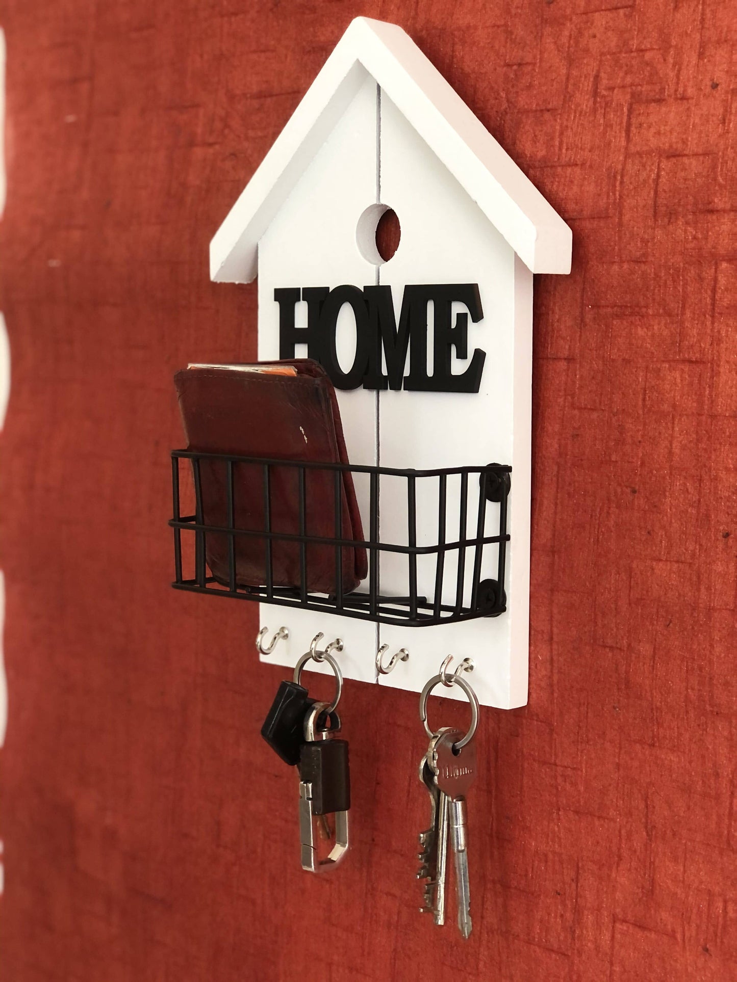 Key Hanger | Wooden Key Holder | Key Holder For Wall |  Easy To Organise all your keys In this Key Holder Dusky Lory