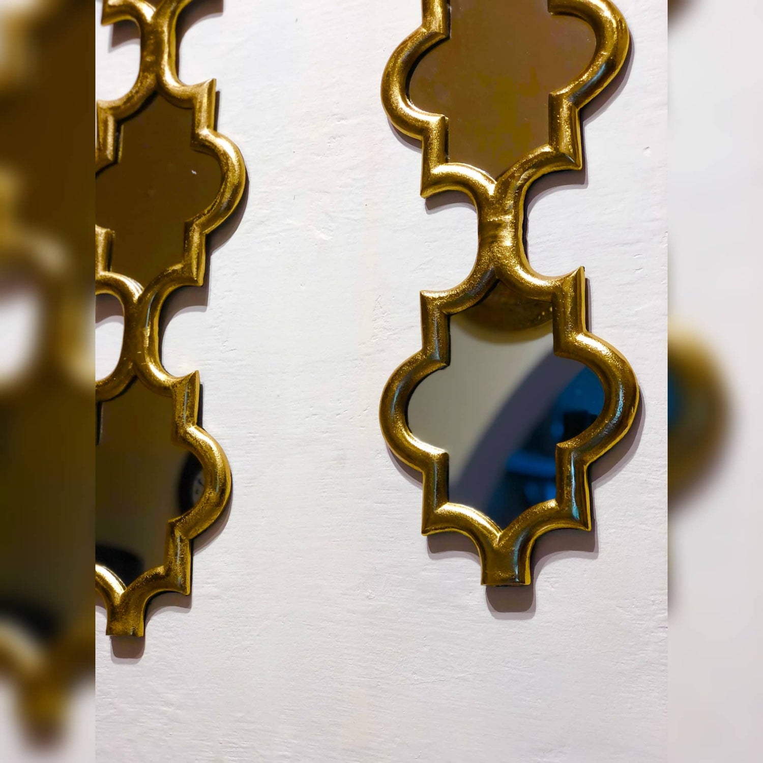 Asta Mirror Panels | 2 Mirror Strips | Metal Dusky Lory