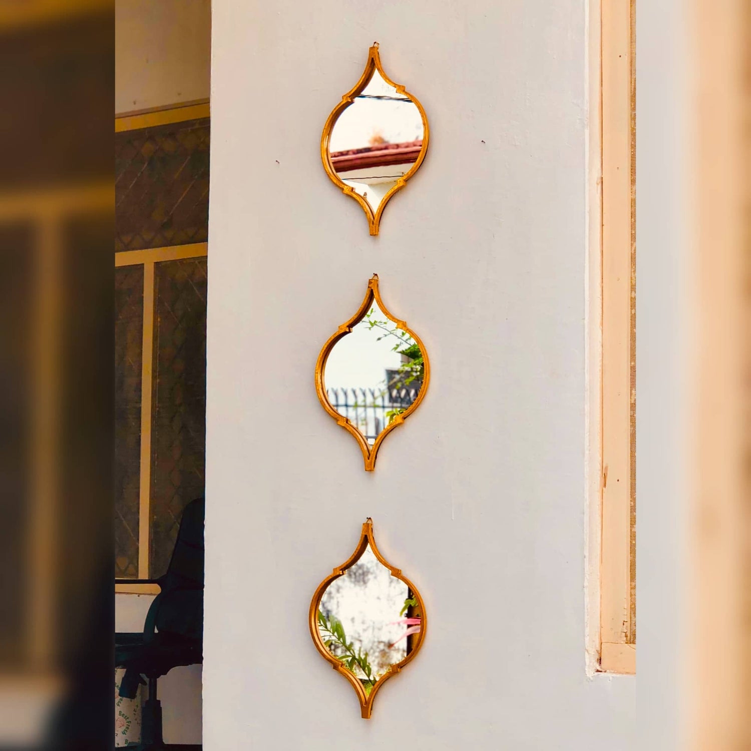 Mirror Wall Tiles | Mirror Wall Art Dusky Lory